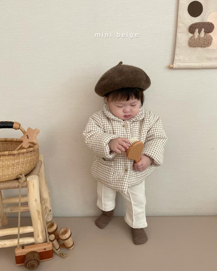 THE BEIGE - Korean Children Fashion - #Kfashion4kids - Check Bonding Jacket - 8