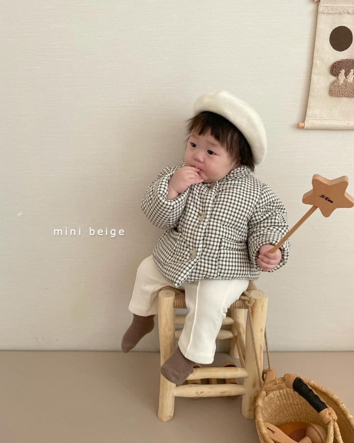 THE BEIGE - Korean Children Fashion - #Kfashion4kids - Check Bonding Jacket - 9