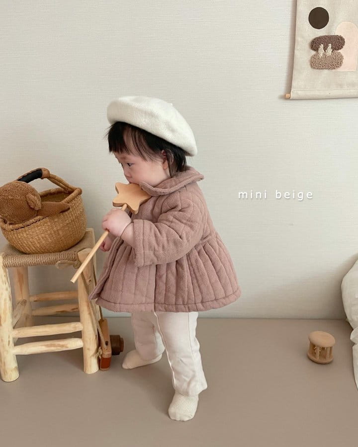 THE BEIGE - Korean Children Fashion - #Kfashion4kids - Bebe Quilting Collar Jacket - 10