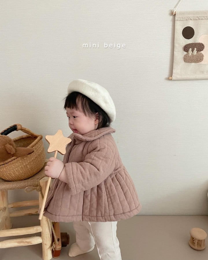 THE BEIGE - Korean Children Fashion - #Kfashion4kids - Bebe Quilting Collar Jacket - 11