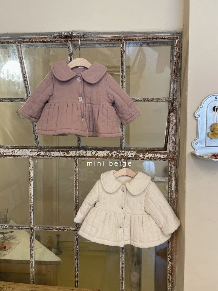 THE BEIGE - Korean Children Fashion - #Kfashion4kids - Bebe Quilting Collar Jacket - 2