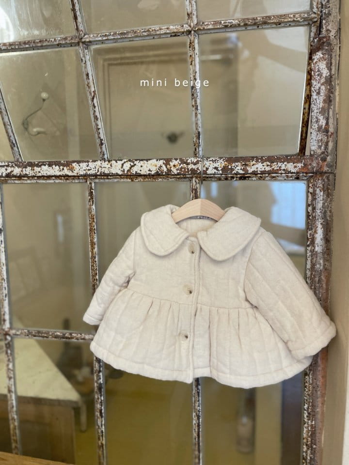 THE BEIGE - Korean Children Fashion - #Kfashion4kids - Bebe Quilting Collar Jacket - 3