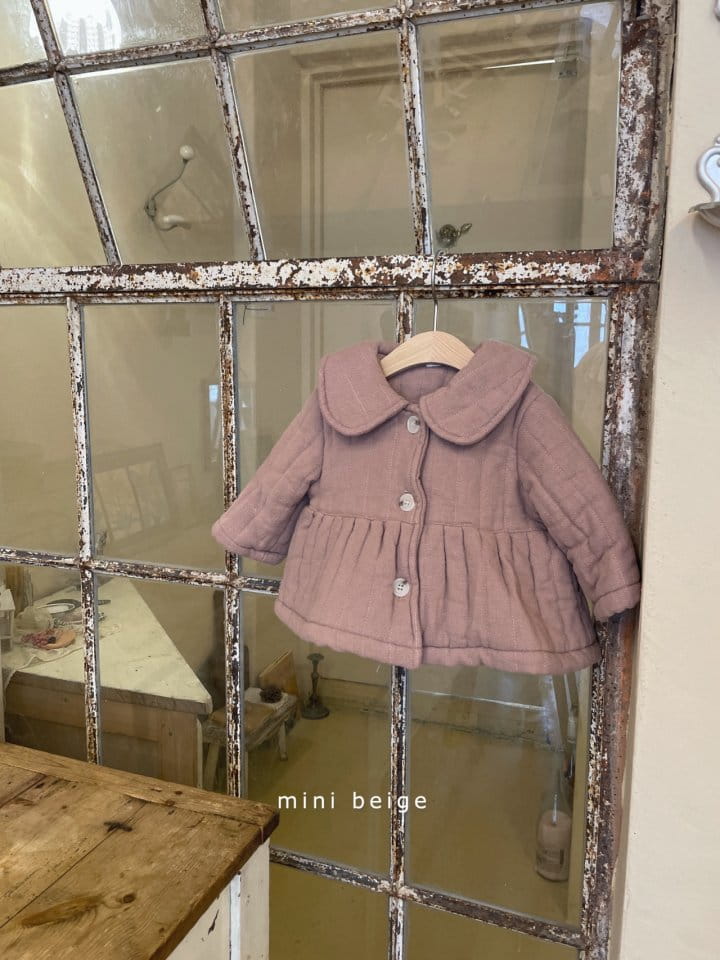 THE BEIGE - Korean Children Fashion - #Kfashion4kids - Bebe Quilting Collar Jacket - 4
