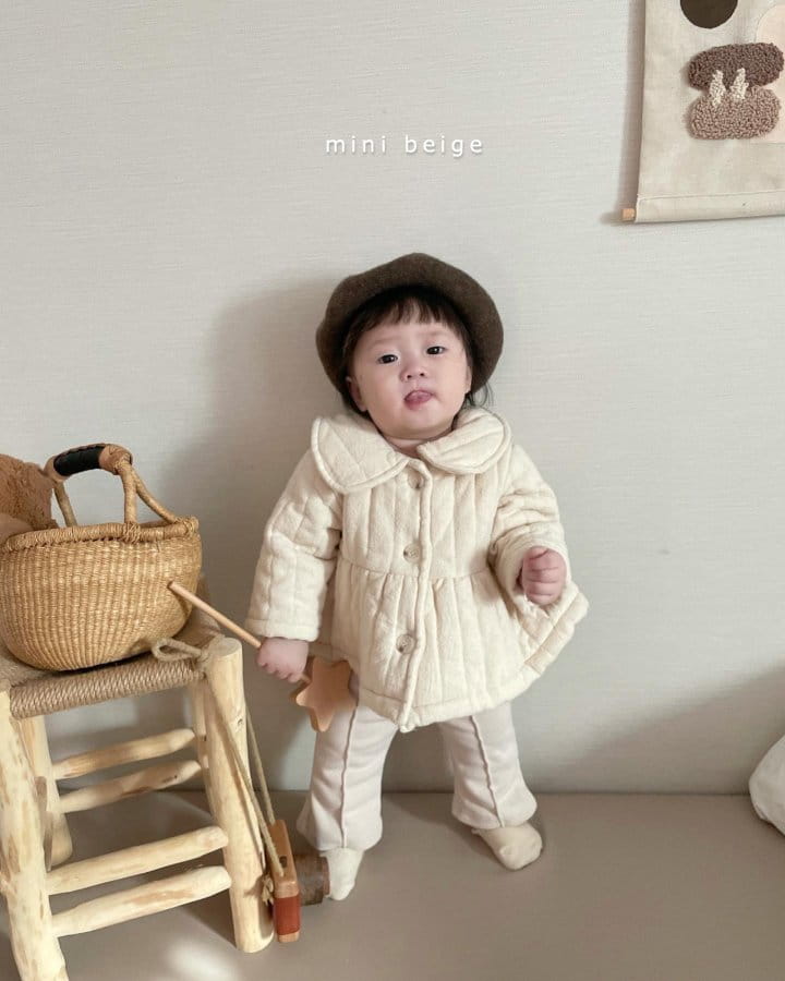 THE BEIGE - Korean Children Fashion - #Kfashion4kids - Bebe Quilting Collar Jacket - 5