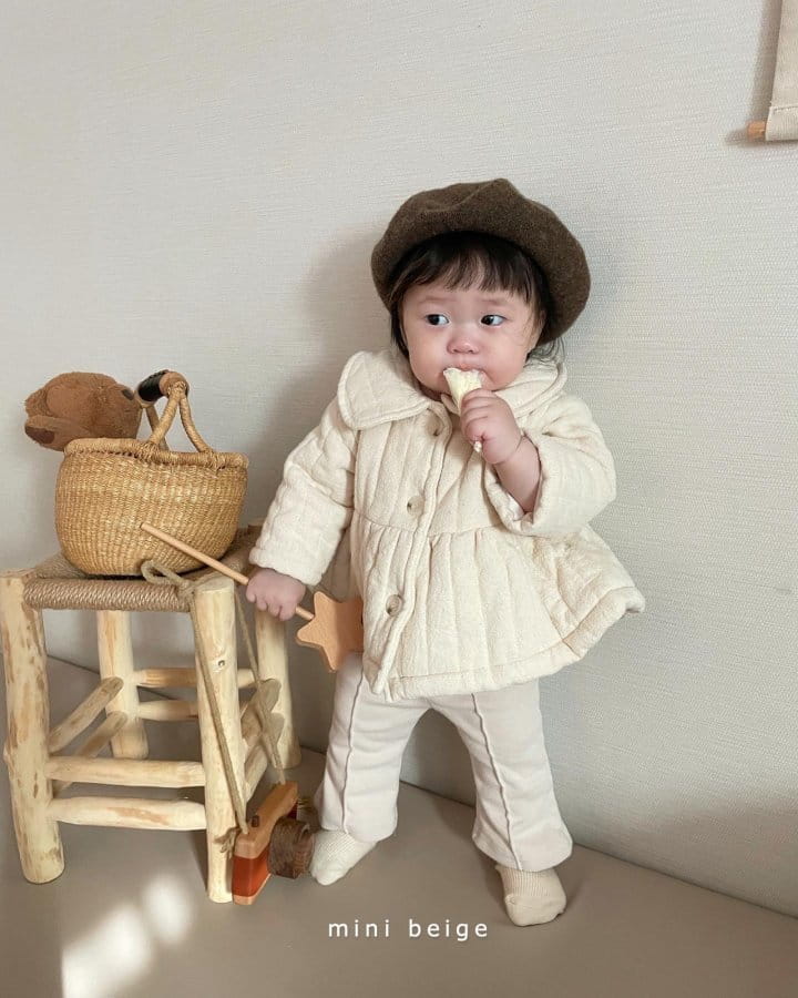 THE BEIGE - Korean Children Fashion - #Kfashion4kids - Bebe Quilting Collar Jacket - 7