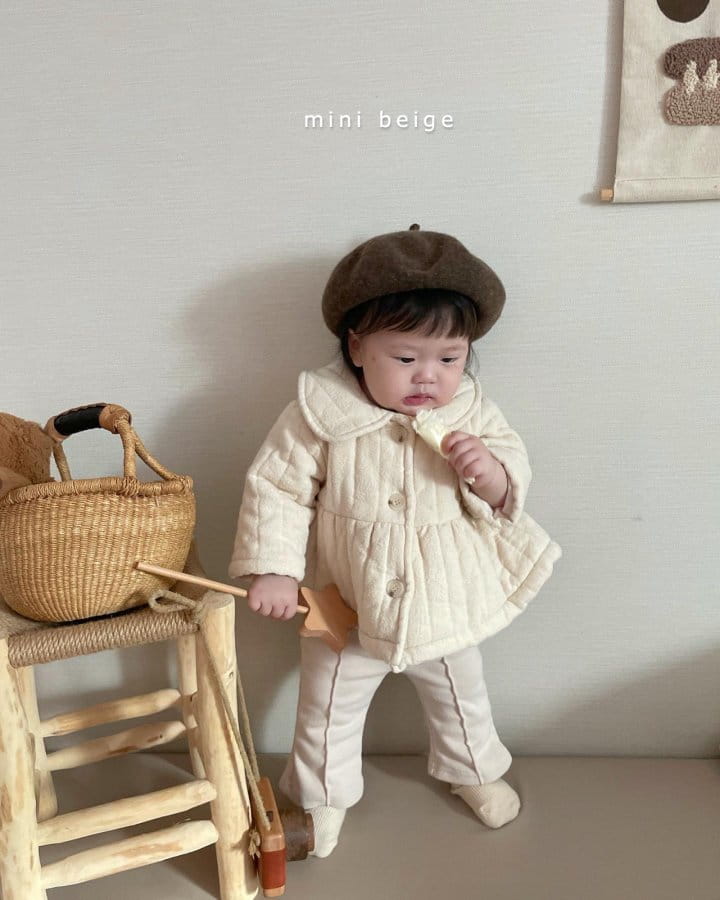 THE BEIGE - Korean Children Fashion - #Kfashion4kids - Bebe Quilting Collar Jacket - 8