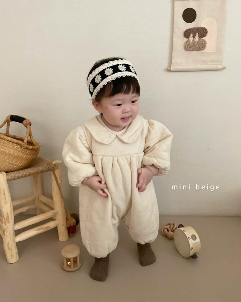 THE BEIGE - Korean Children Fashion - #Kfashion4kids - Bonding Collar Bodysuit - 3