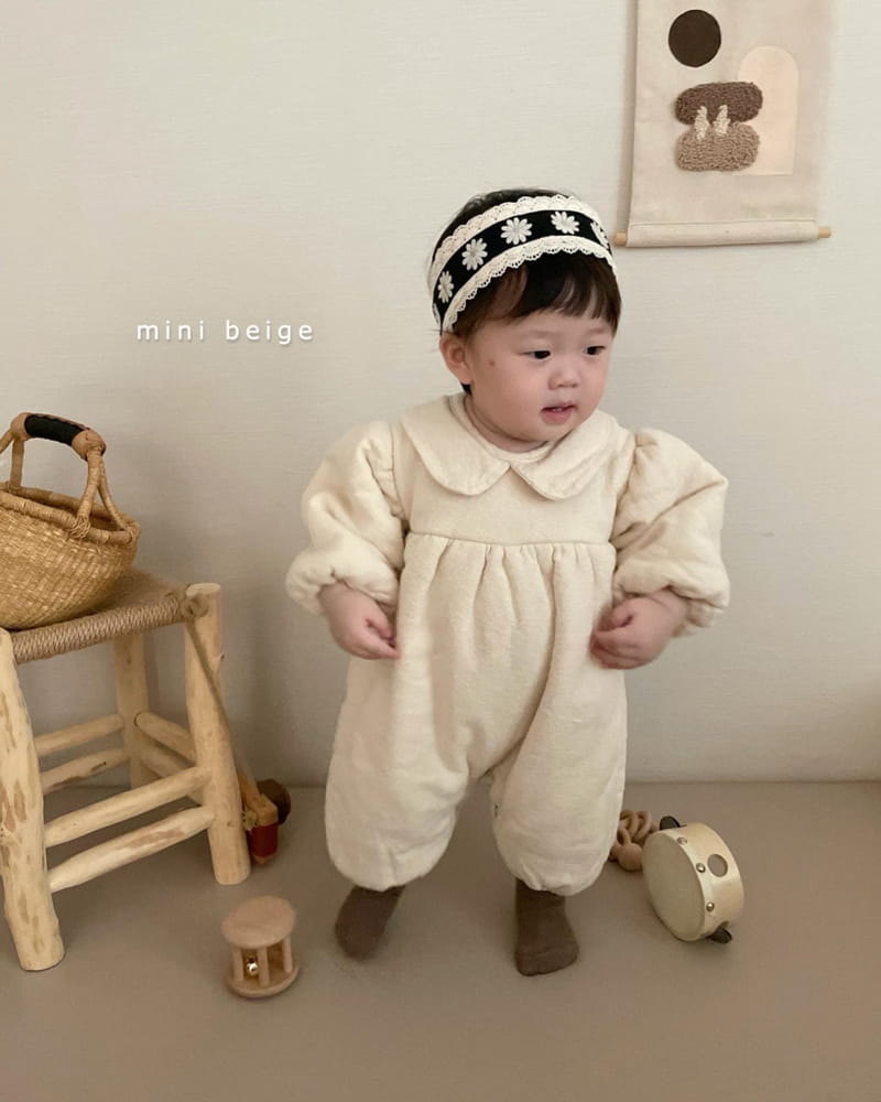 THE BEIGE - Korean Children Fashion - #Kfashion4kids - Bonding Collar Bodysuit - 4