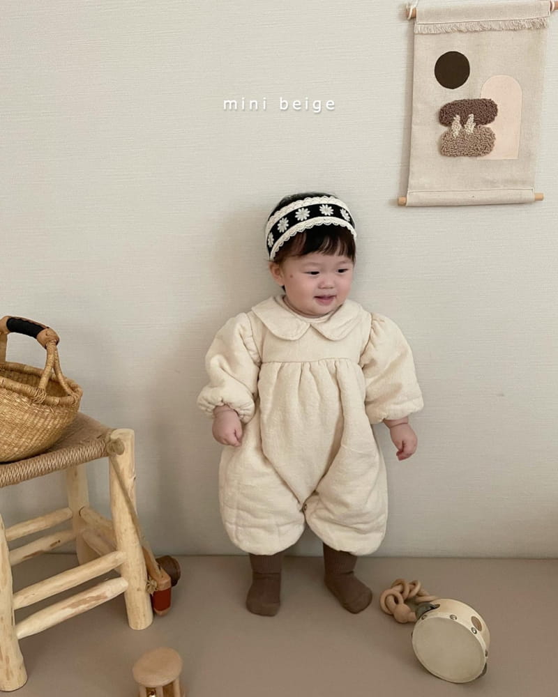 THE BEIGE - Korean Children Fashion - #Kfashion4kids - Bonding Collar Bodysuit - 5