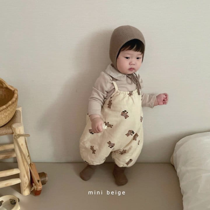 THE BEIGE - Korean Children Fashion - #Kfashion4kids - Bonding String Bodysuit - 4