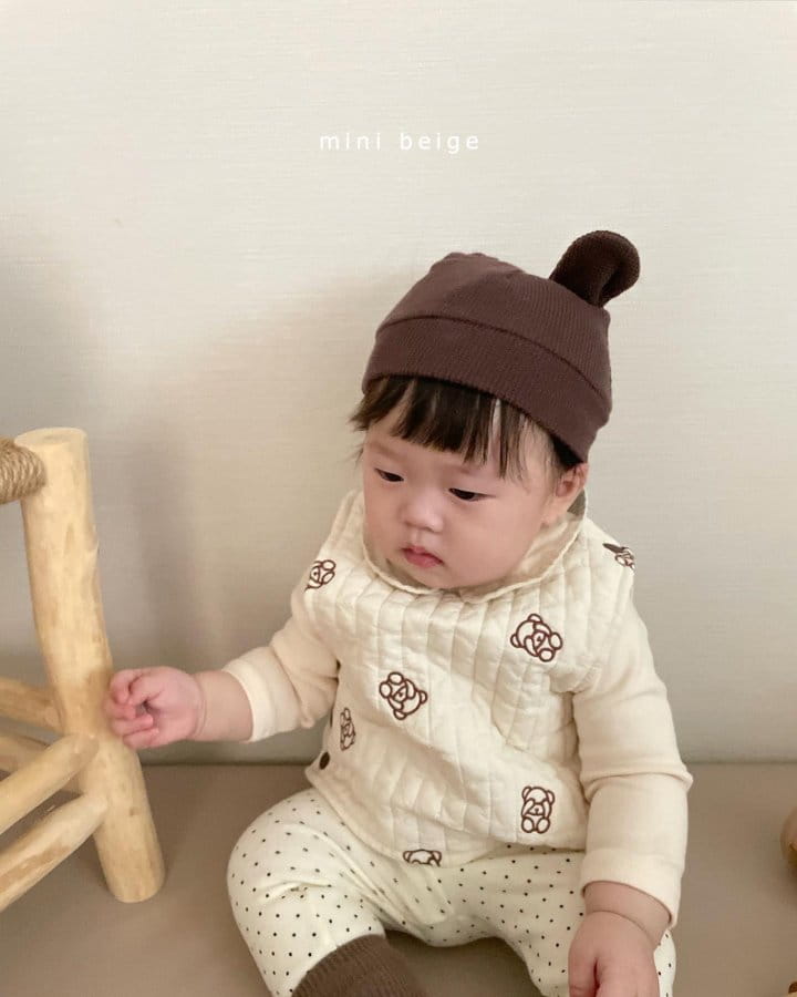 THE BEIGE - Korean Children Fashion - #Kfashion4kids - Quilting Vest