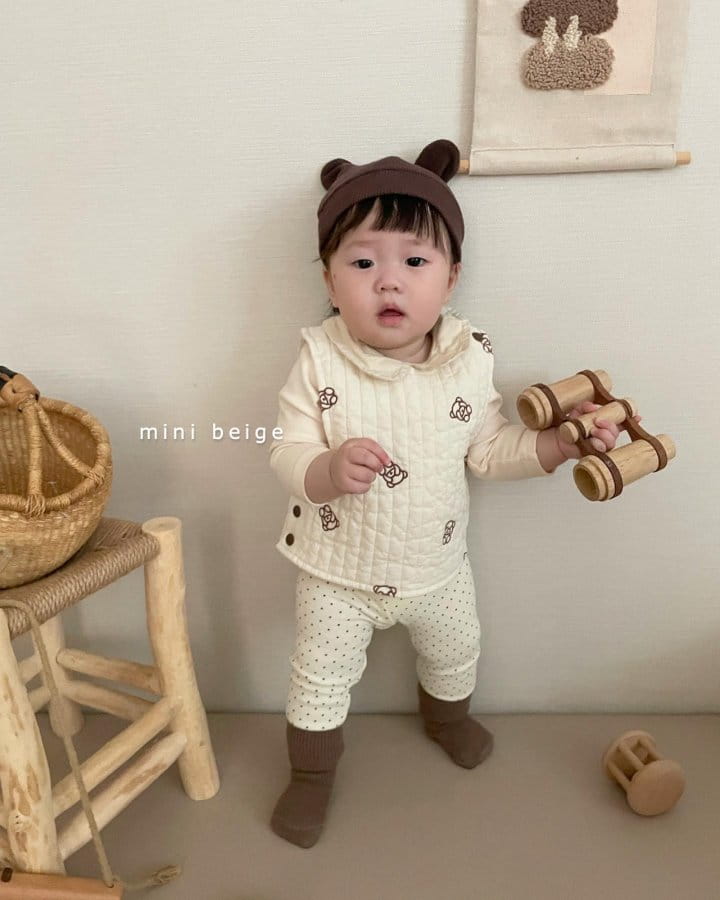 THE BEIGE - Korean Children Fashion - #Kfashion4kids - Quilting Vest - 4
