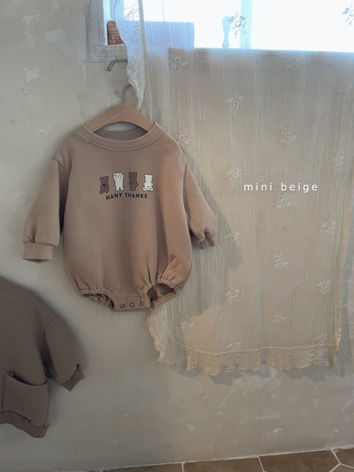 THE BEIGE - Korean Children Fashion - #Kfashion4kids - Four Bears Bodysuit