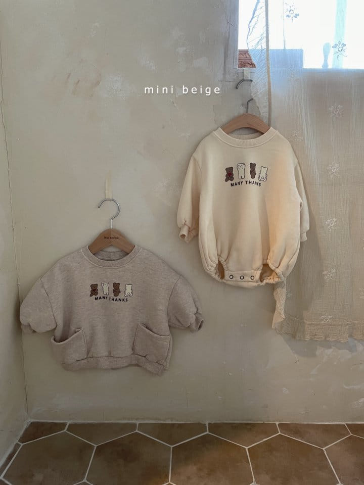 THE BEIGE - Korean Children Fashion - #Kfashion4kids - Four Bears Bodysuit - 2