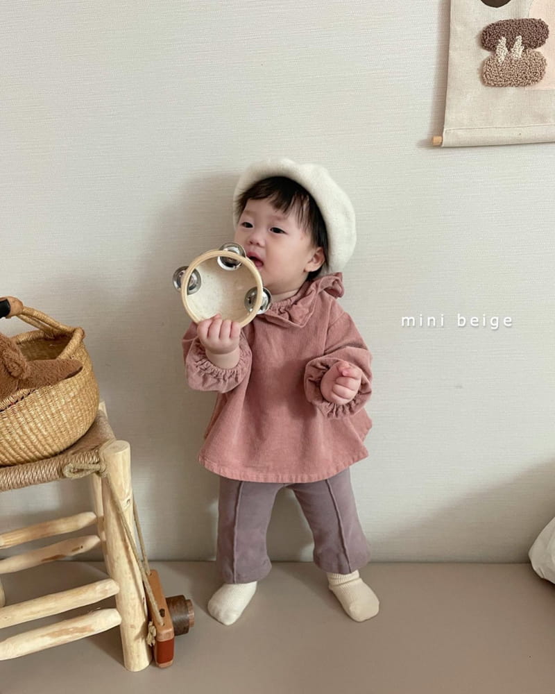 THE BEIGE - Korean Children Fashion - #Kfashion4kids - Rib Frill Blouse - 10