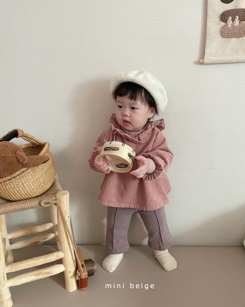 THE BEIGE - Korean Children Fashion - #Kfashion4kids - Rib Frill Blouse - 11