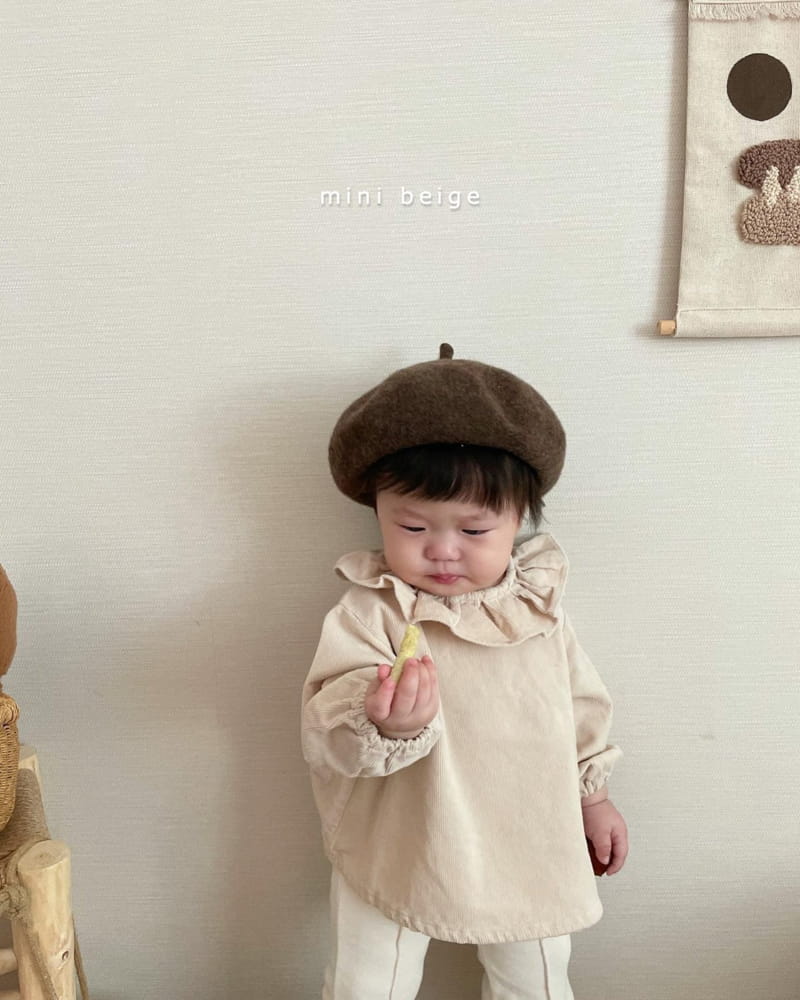 THE BEIGE - Korean Children Fashion - #Kfashion4kids - Rib Frill Blouse - 7