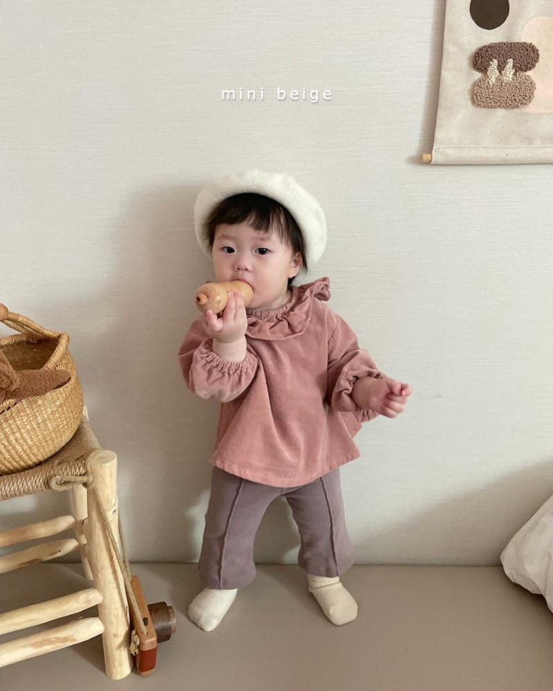 THE BEIGE - Korean Children Fashion - #Kfashion4kids - Rib Frill Blouse - 9