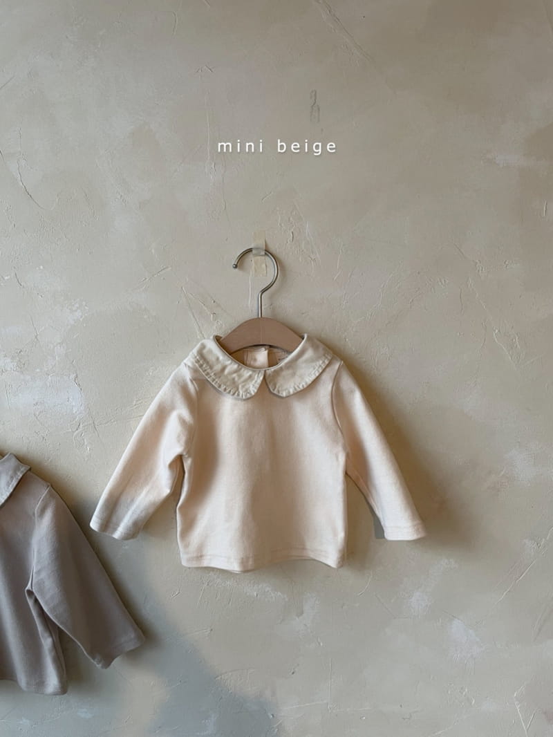 THE BEIGE - Korean Children Fashion - #Kfashion4kids - Circle Collar Tee