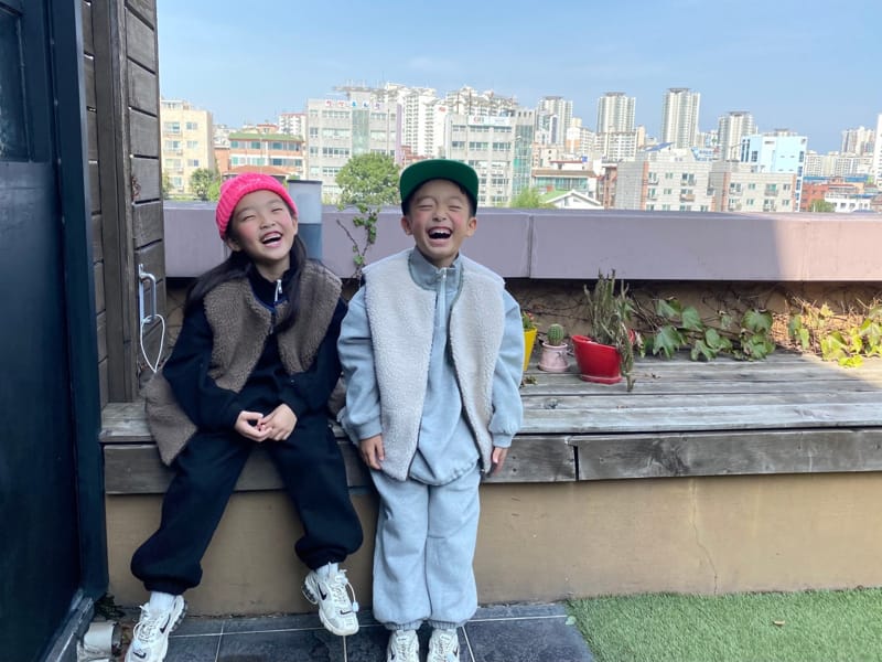 THE GREY - Korean Children Fashion - #Kfashion4kids - Reversible Vest