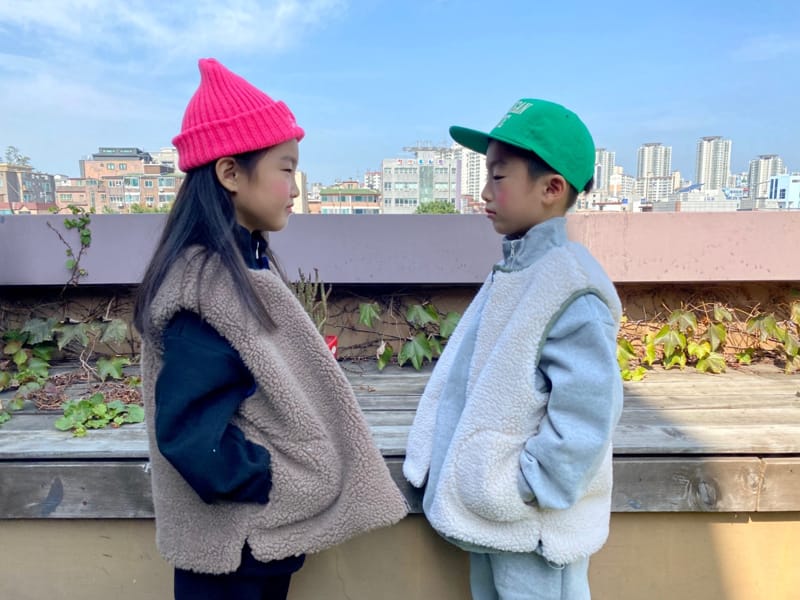 THE GREY - Korean Children Fashion - #Kfashion4kids - Reversible Vest - 3