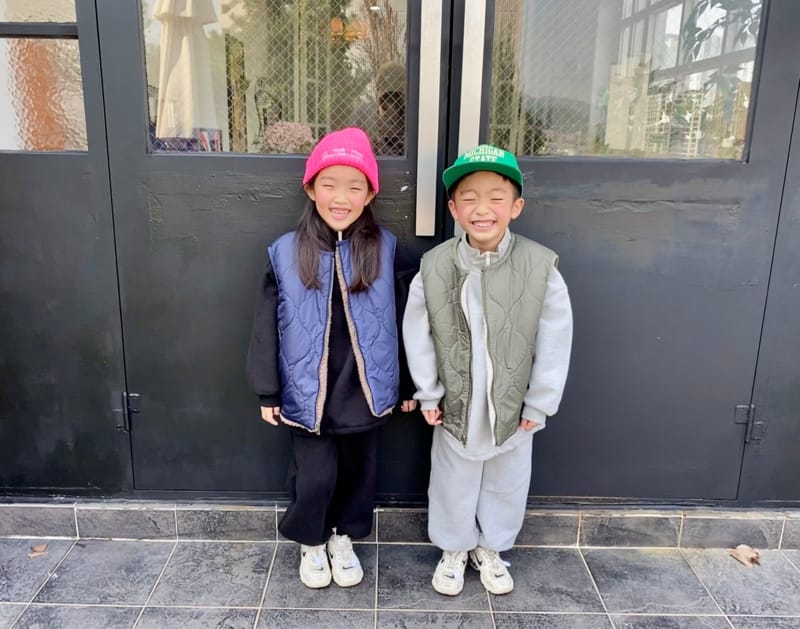 THE GREY - Korean Children Fashion - #Kfashion4kids - Reversible Vest - 8