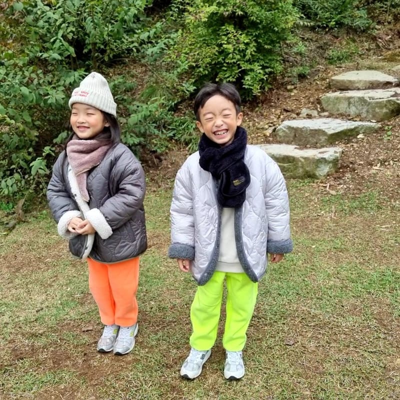THE GREY - Korean Children Fashion - #Kfashion4kids - Ppogri Reversible Jacket