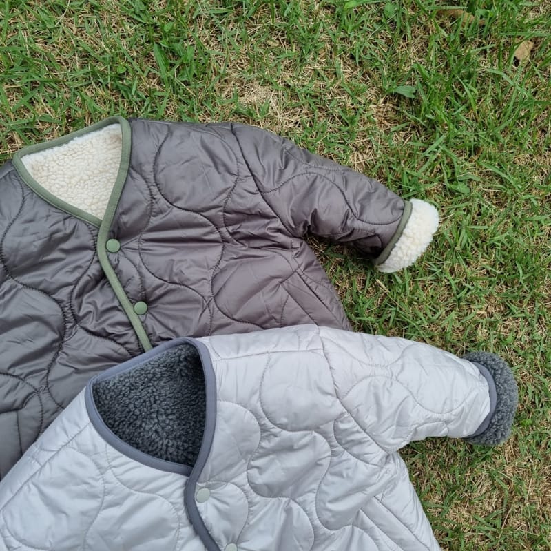 THE GREY - Korean Children Fashion - #Kfashion4kids - Ppogri Reversible Jacket - 12