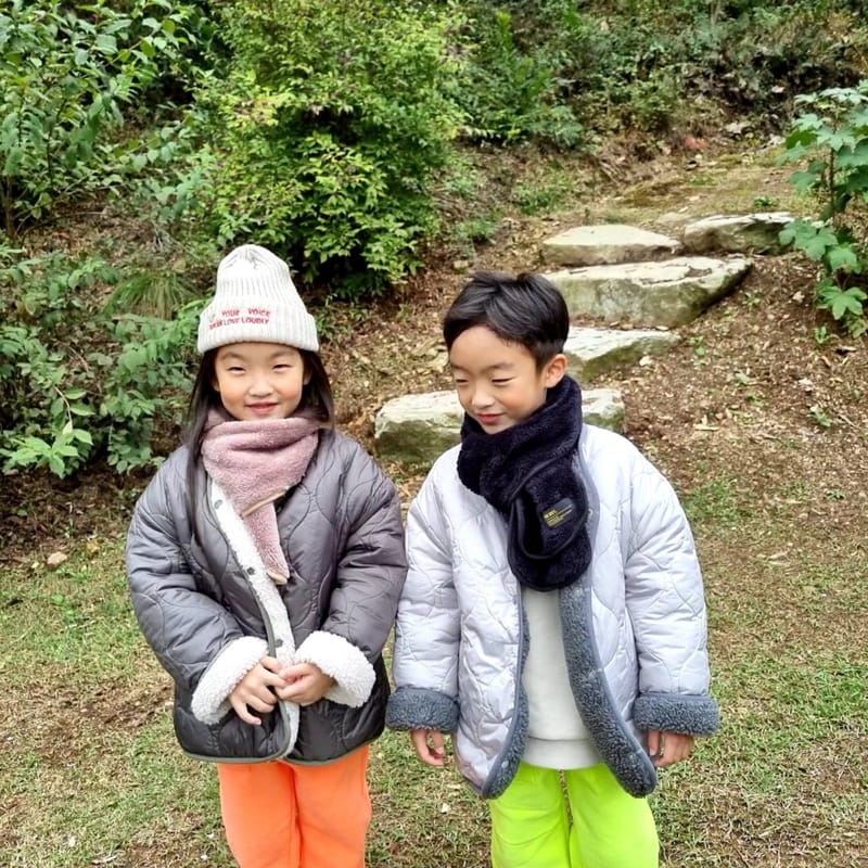 THE GREY - Korean Children Fashion - #Kfashion4kids - Ppogri Reversible Jacket - 3
