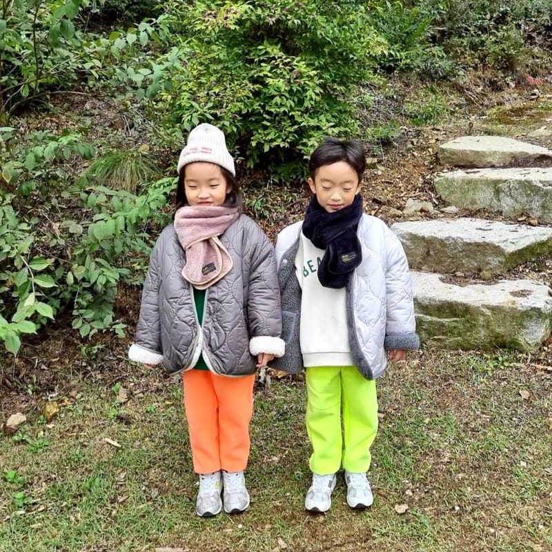 THE GREY - Korean Children Fashion - #Kfashion4kids - Ppogri Reversible Jacket - 4