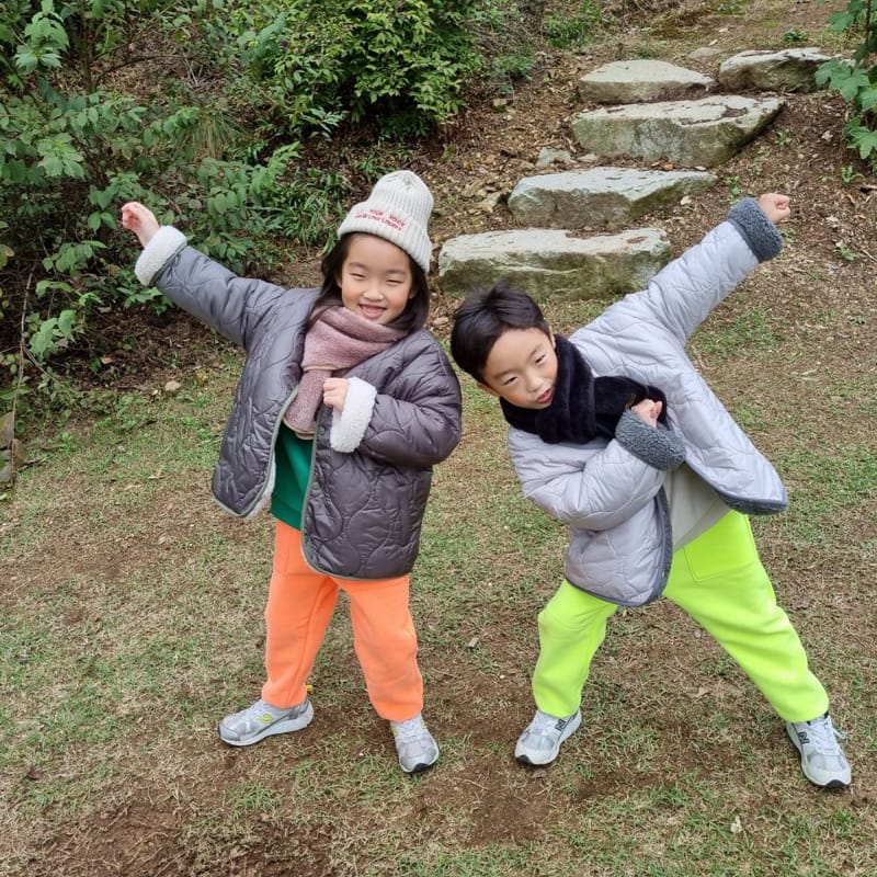 THE GREY - Korean Children Fashion - #Kfashion4kids - Ppogri Reversible Jacket - 8