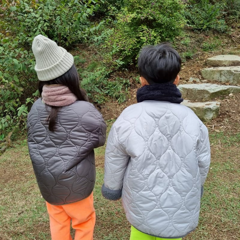 THE GREY - Korean Children Fashion - #Kfashion4kids - Ppogri Reversible Jacket - 9