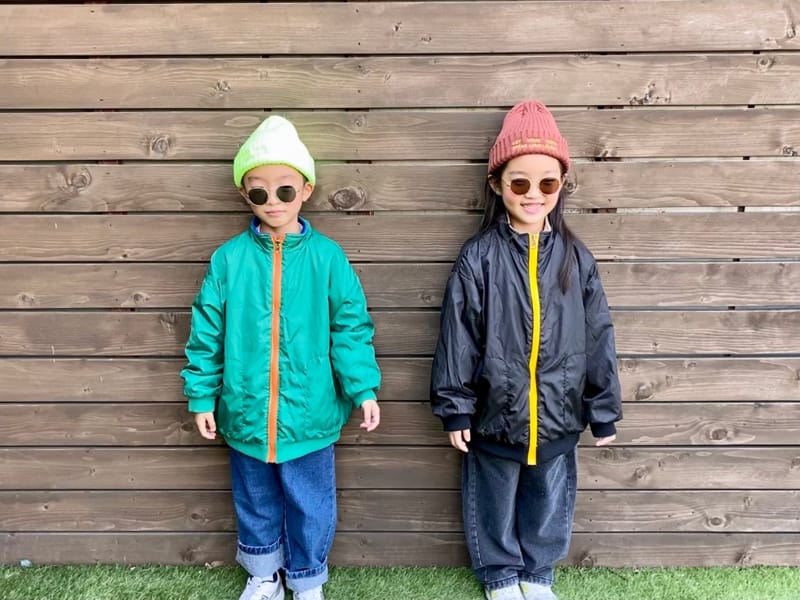 THE GREY - Korean Children Fashion - #Kfashion4kids - Fleece Reversible Windbreaker Jumper - 10