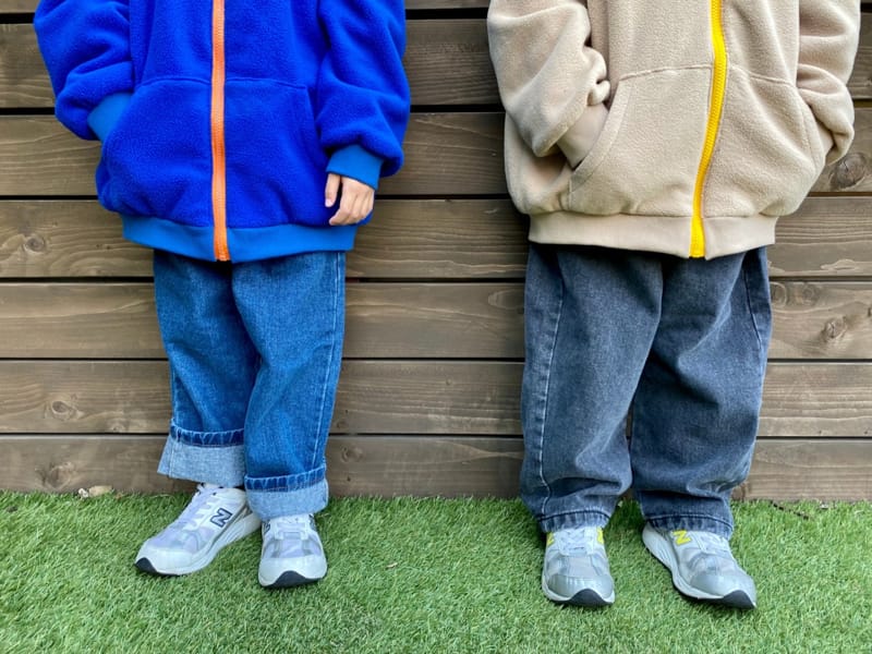 THE GREY - Korean Children Fashion - #Kfashion4kids - Fleece Reversible Windbreaker Jumper - 5