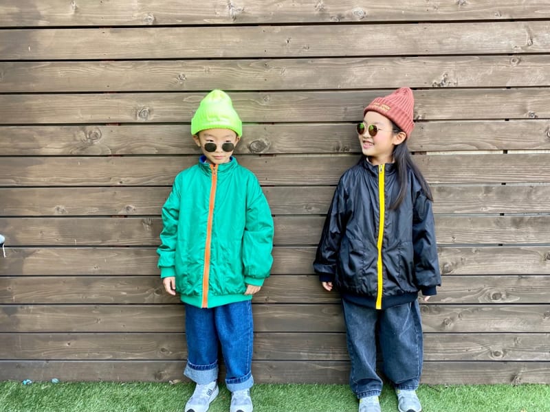 THE GREY - Korean Children Fashion - #Kfashion4kids - Fleece Reversible Windbreaker Jumper - 7
