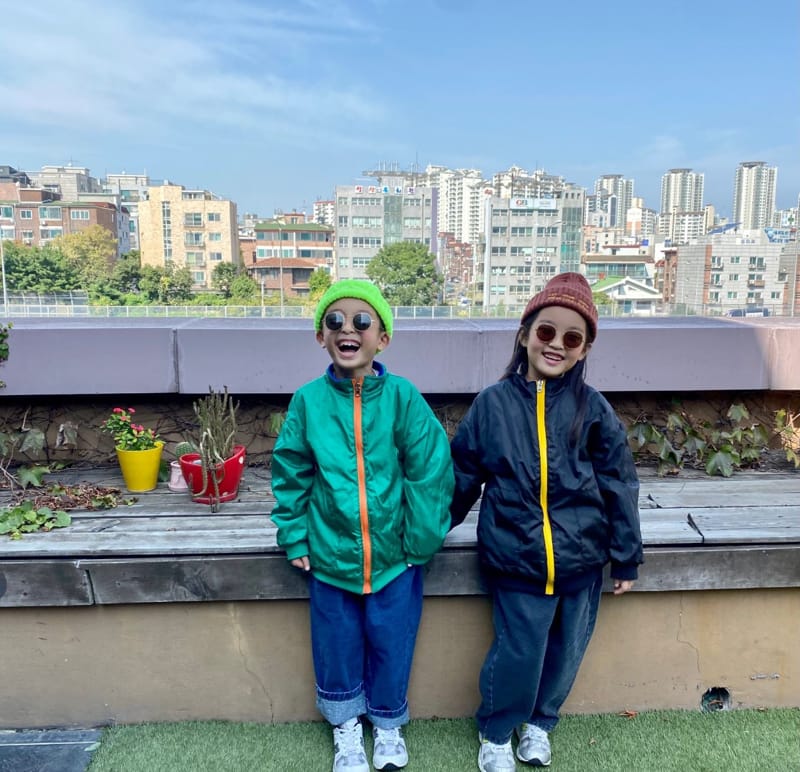 THE GREY - Korean Children Fashion - #Kfashion4kids - Fleece Reversible Windbreaker Jumper - 9