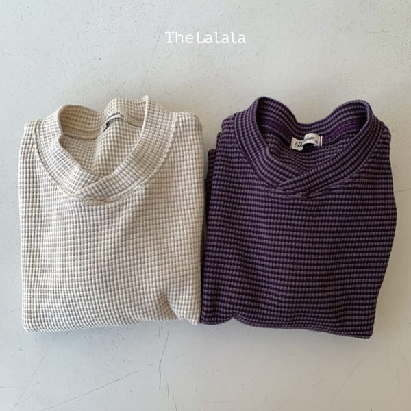 THE LALALA - Korean Children Fashion - #Kfashion4kids - Waffle Top Bottom Set - 3