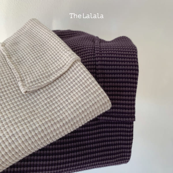 THE LALALA - Korean Children Fashion - #Kfashion4kids - Waffle Top Bottom Set - 4