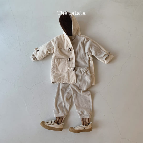 THE LALALA - Korean Children Fashion - #Kfashion4kids - Waffle Top Bottom Set - 7