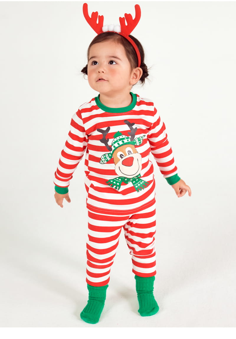 TTASOM - Korean Children Fashion - #Kfashion4kids - Snow Rudolf Easywear - 3