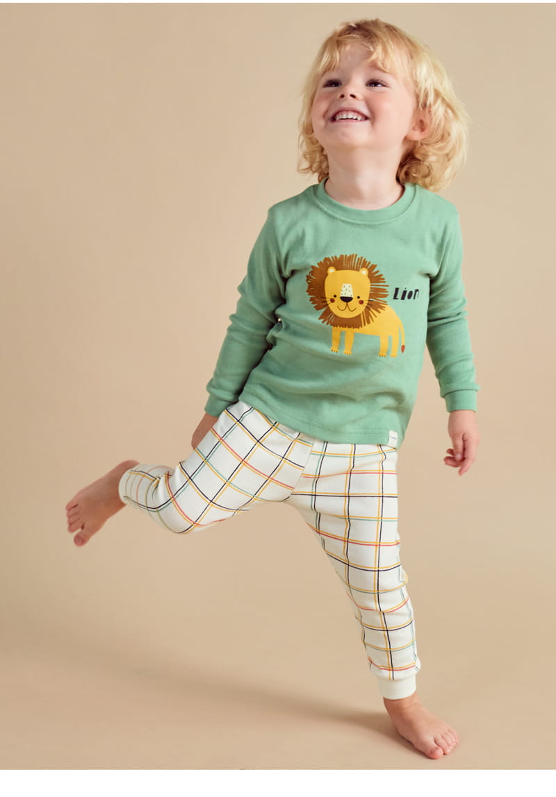 TTASOM - Korean Children Fashion - #Kfashion4kids - Yellow Lion Easywear - 3