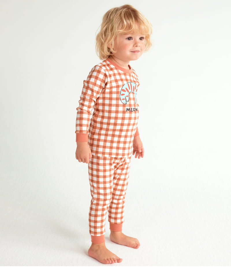 TTASOM - Korean Children Fashion - #Kfashion4kids - Check Cat Easywear - 6