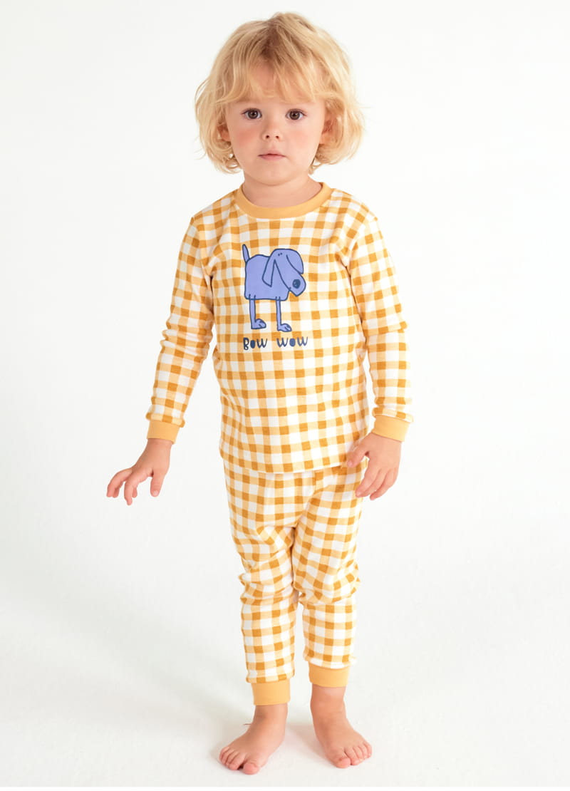 TTASOM - Korean Children Fashion - #Kfashion4kids - Check Puppy Easywear - 2