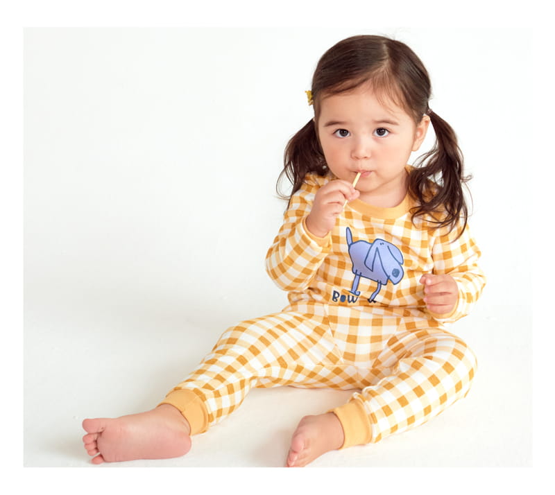 TTASOM - Korean Children Fashion - #Kfashion4kids - Check Puppy Easywear - 4