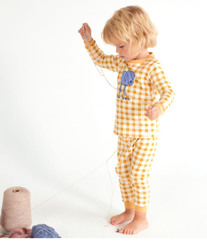 TTASOM - Korean Children Fashion - #Kfashion4kids - Check Puppy Easywear - 6