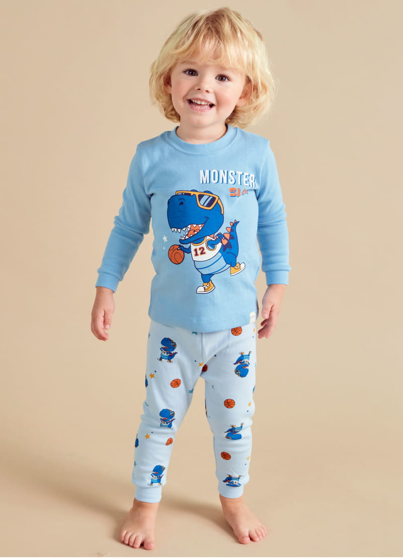 TTASOM - Korean Children Fashion - #Kfashion4kids - Basketball Dino Easywear - 2