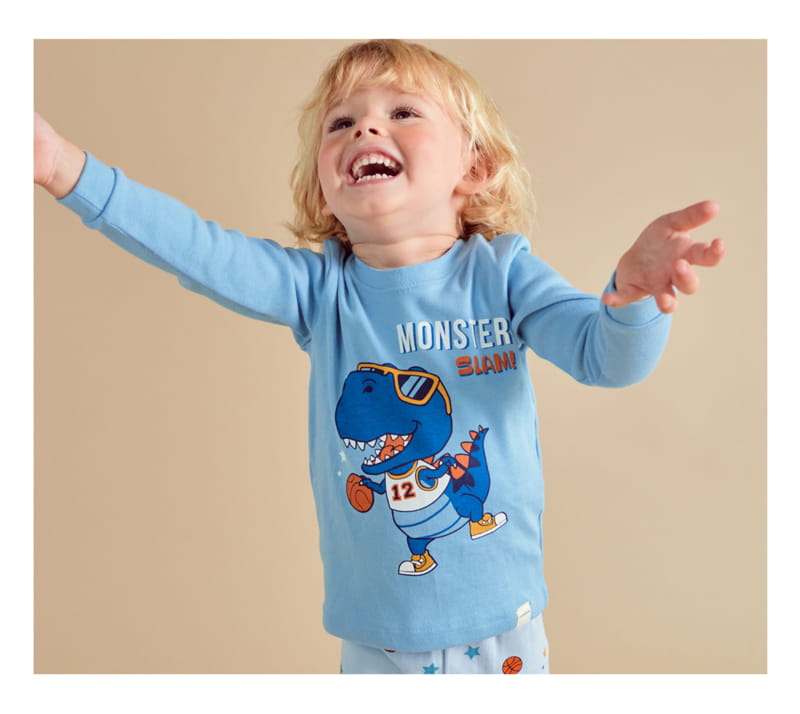 TTASOM - Korean Children Fashion - #Kfashion4kids - Basketball Dino Easywear - 4