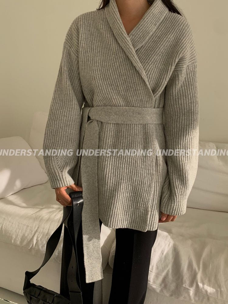 UNDERSTANDING - Korean Children Fashion - #Kfashion4kids - Nijou Shawl Collar Cardigan