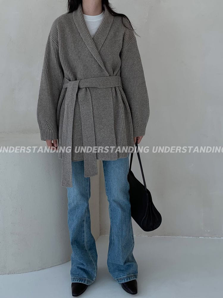 UNDERSTANDING - Korean Children Fashion - #Kfashion4kids - Nijou Shawl Collar Cardigan - 2