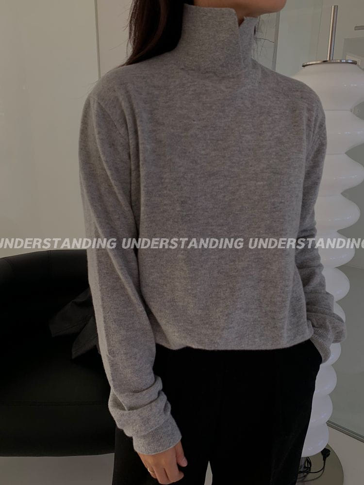 UNDERSTANDING - Korean Children Fashion - #Kfashion4kids - Half Slit  Knit - 3